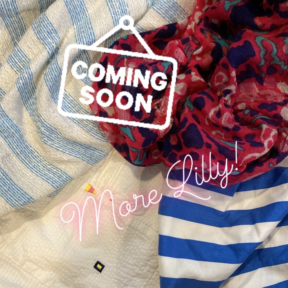 Some Lilly Pulitzer Pieces coming soon! Stay tuned!